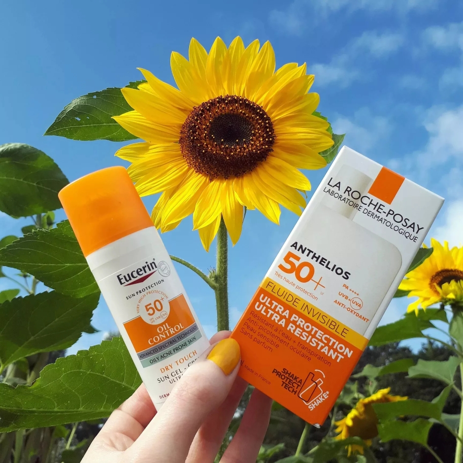 La Roche Posay Anthelios Ultra Light Invisible Fluid VS Eucerin Oil Control  – Review Of SPF 50 Used On Acne Prone Combination Skin – Forever Saving For  A Rainy Day