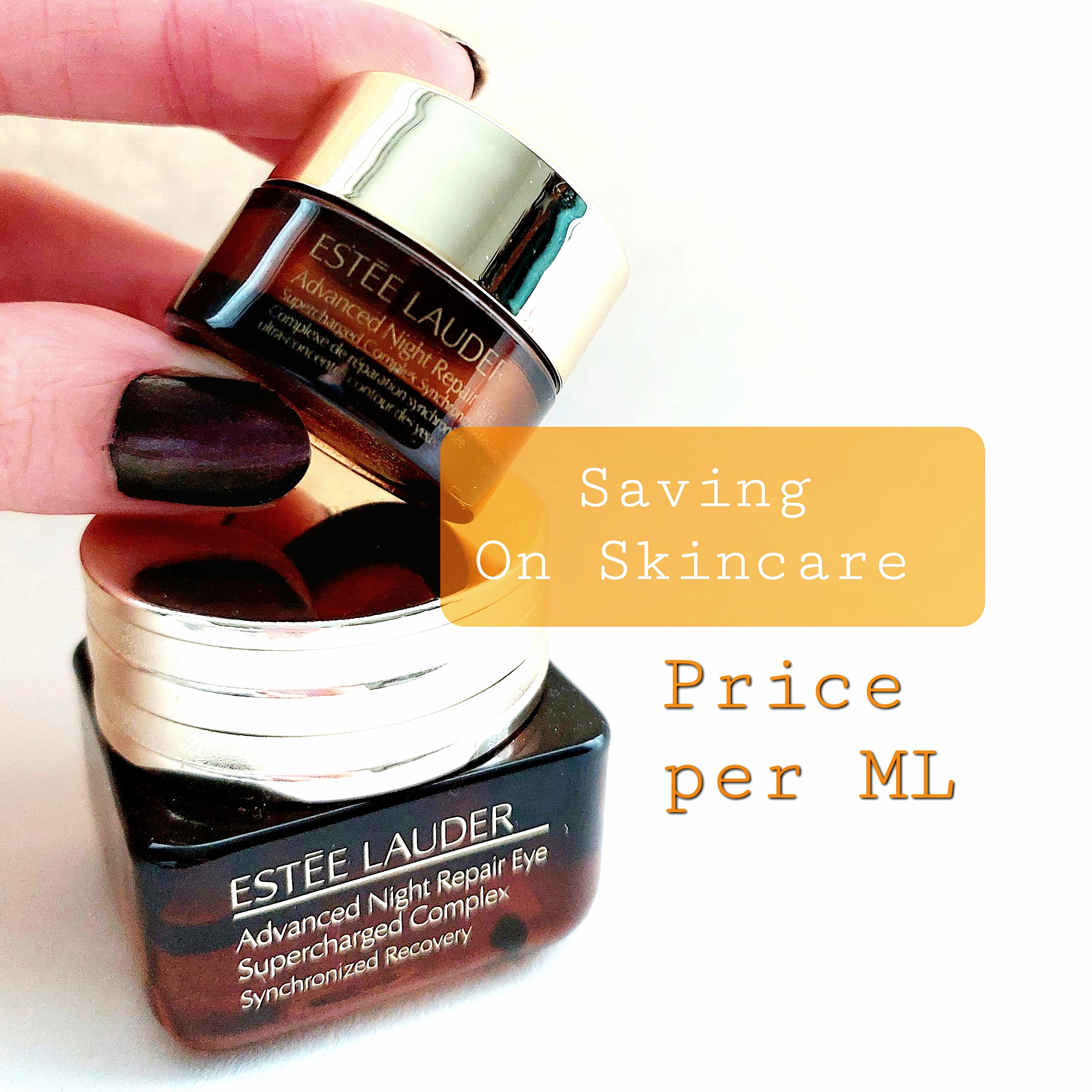 how to use price per ml to check for best value for money when buying skincare